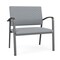 Lesro Newport Bariatric Chair Metal Frame, Charcoal, RS Fog Upholstery NP1401 - alternate 1